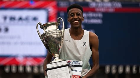 Yared Nuguse Runs In Season Opener To Break Year Penn Relays