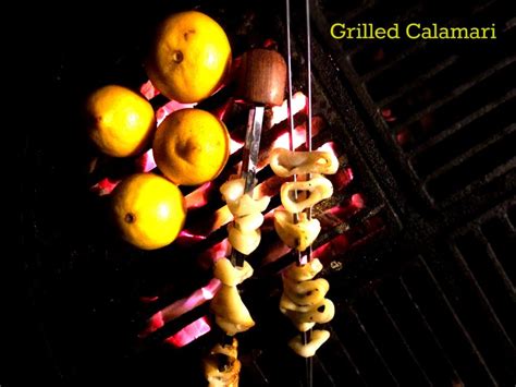 Grilled Calamari - Grill Girl