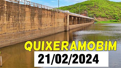 Barragem De Quixeramobim Atualiza O Hoje Cear Youtube