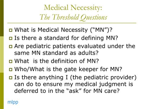 Ppt Whats So Interesting About Medical Necessity Powerpoint