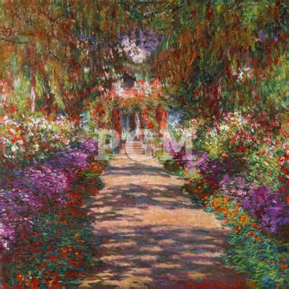 Claude Monet Weg in Monets Garten CM 38X Poster Galerie München