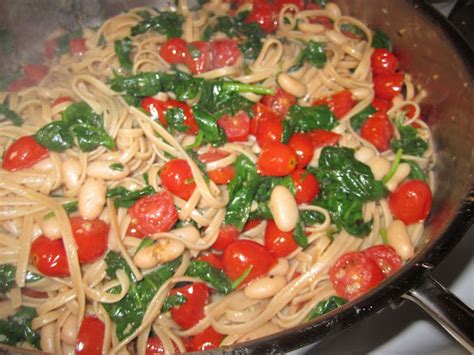 Tuscan White Bean Pasta Daily Rebecca