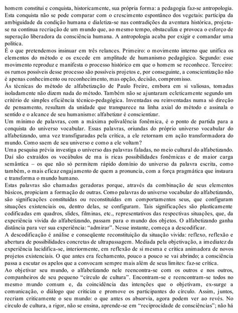 Livro Pedagogia Do Oprimido Paulo Freire Pdf