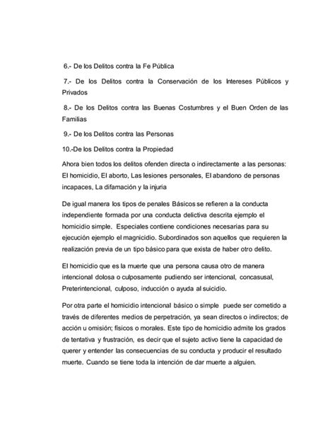 El Derecho Penal Especial Ensayo Pdf