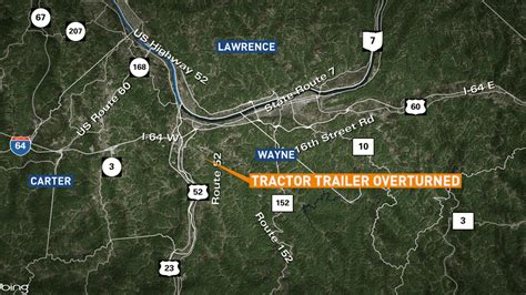 Tractor Trailer Overturns In Wayne County Closes Part Of Route 75