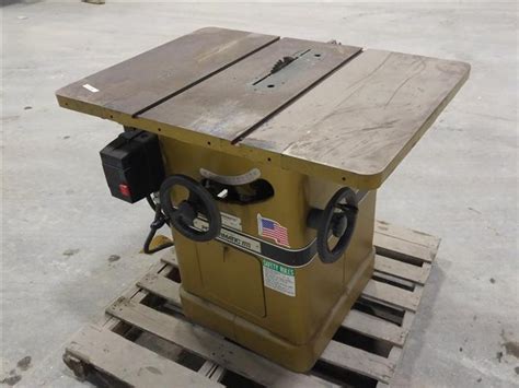 Powermatic 66 Table Saw Bigiron Auctions