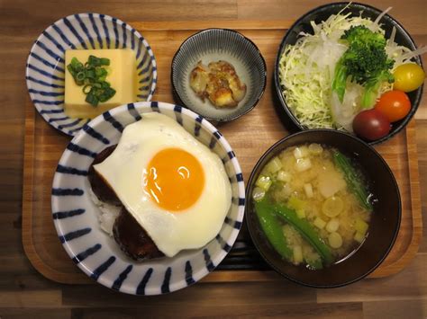 ロコモコ丼風の献立2022年1月15日の夜ごはん 我が家の献立の記録、糖尿病で食事制限、リウマチの記録