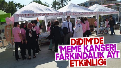 Didimde Meme Kanseri Farkındalık Ayı etkinliği Aydın Ses Gazetesi