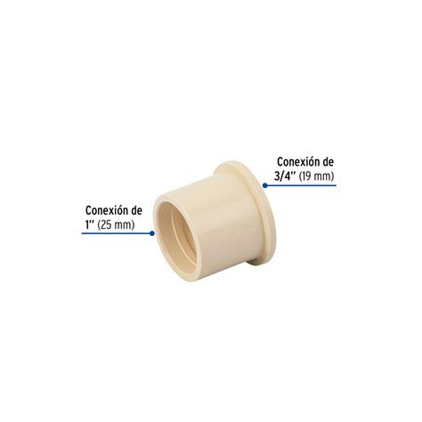 Reducci N Bushing De Cpvc Foset Pieza De X