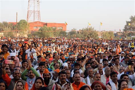 Photographs BJP National President Shri Amit Shah Addressing A