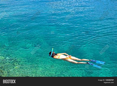 Sexy Woman Snorkeling Image And Photo Free Trial Bigstock