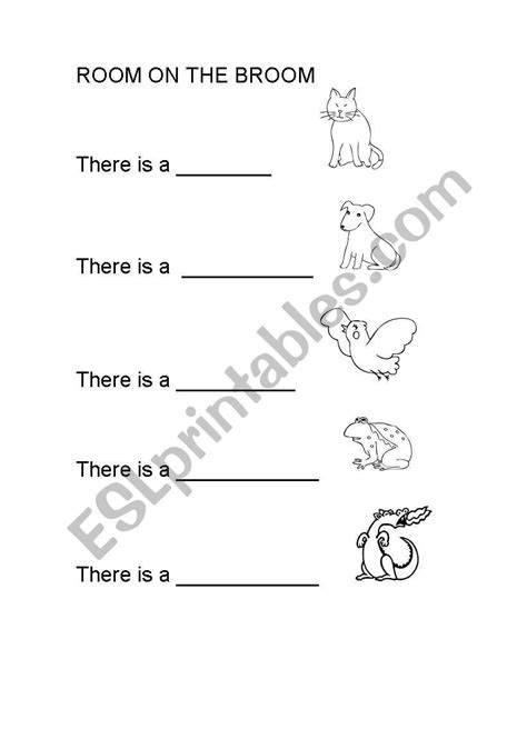 Room On The Broom Worksheets