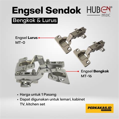 Jual Engsel Sendok Pintu Lemari Lurus Bengkok Huben Shopee Indonesia