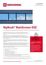 Thermoisolierung NyRock Rainscreen 032 ROCKWOOL Akustik