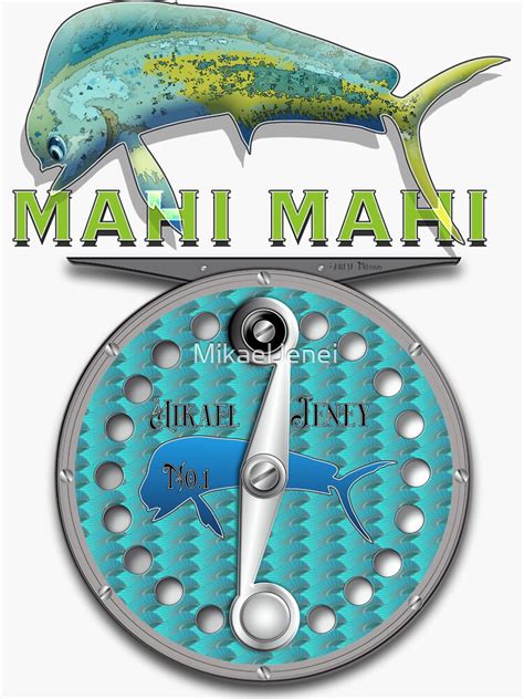 Mahi Mahi Sticker For Sale By Mikaeljenei Redbubble