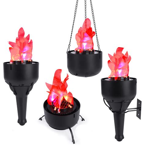 Buy TOPCHANCESBattery Operated Fake Fire Lamp 3D Artificial Fire Flames