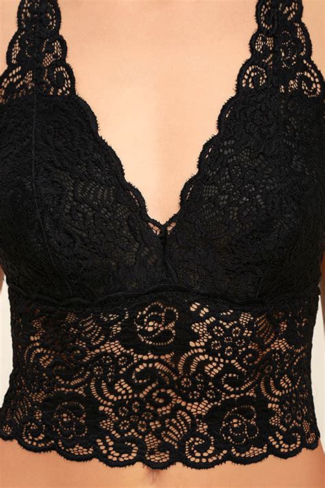 Sexy Black Bralette Lace Bralette 19 00