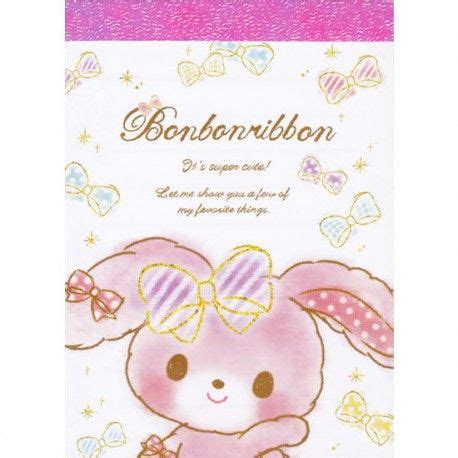 Sanrio Bonbon Ribbon Mini Memo Pad Kawaii Panda Making Life