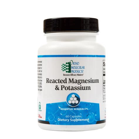 Reacted Magnesium And Potassium 60c Ortho Molecular Arcana Empothecary