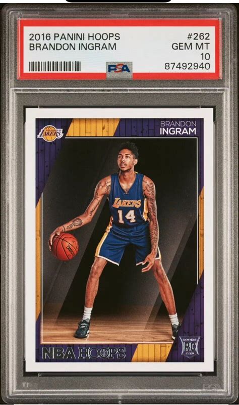 Panini Hoops Brandon Ingram Rc Lakers Psa Ebay