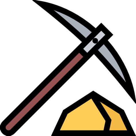 Pickaxe Coloring Color Icon