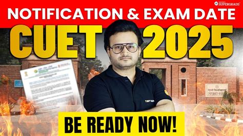 Cuet 2025 Notification And Exam Date 📅 Cuet 2025 Exam Important Dates ⌛ Cuet Ug 2025 Youtube