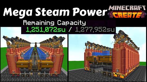 Minecraft Tutorial Create Mod Steam Power Generator Youtube