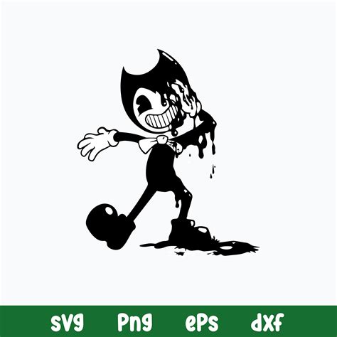 Bendy Ink Machine Svg Funny Horror Svg Png Dxf Eps Digital Inspire Uplift