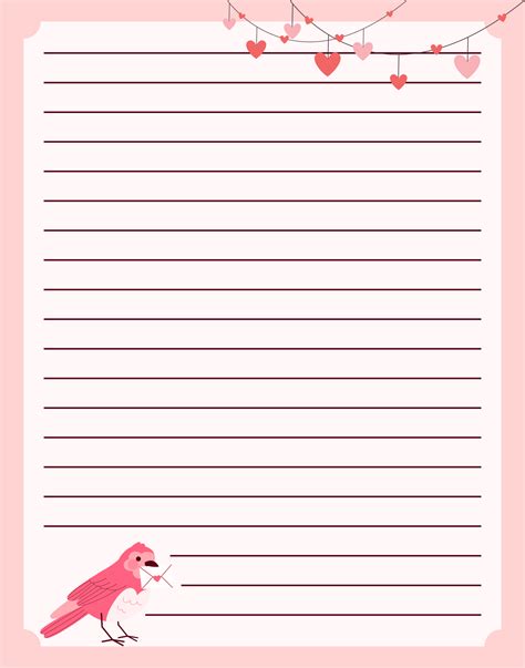 Writing A Letter Templates Free Printable