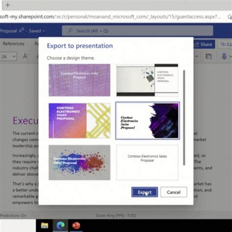 Браузерная версия Microsoft Word научилась делать презентации ...