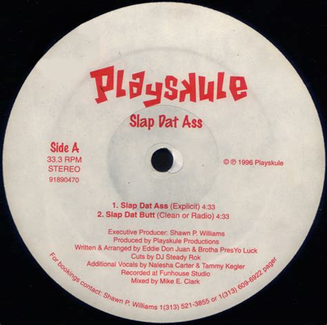 Playskule Slap Dat Ass Vinyl Discogs