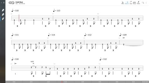 Stevie Ray Vaughan Cold Shot Bass Tab Play Along Youtube