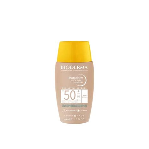 Bioderma Photoderm Nude Touch Mineral SPF Brown Ml Floz USA