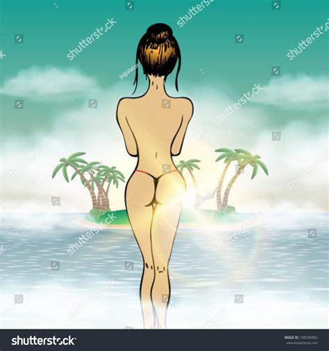 72 Nude Beach Women Party Stock Vectors And Vector Art Shutterstock