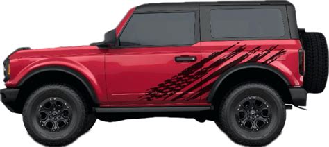 2021 And Up FORD BRONCO GRAPHICS And STRIPING Vinyl Stripes Decals