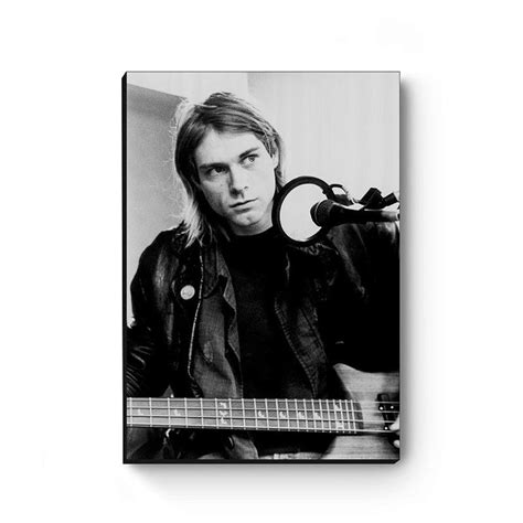 Quadro Decorativo Mdf Kurt Cobain A3