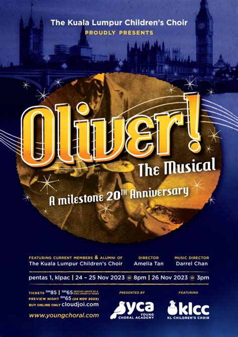 Oliver! The Musical - The Kuala Lumpur Performing Arts Centre (klpac)