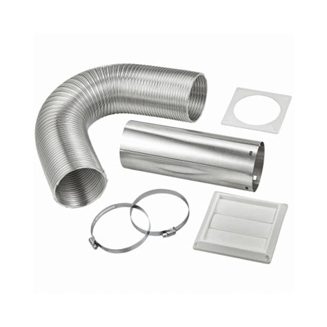 Lambro Industries 313w Louvered Dryer Vent Kit Flexible Semi Rigid