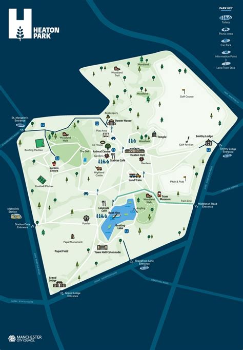 Heaton Park map - Ontheworldmap.com