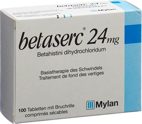 Betaserc 24mg 100 Tabletten In Der Adler Apotheke