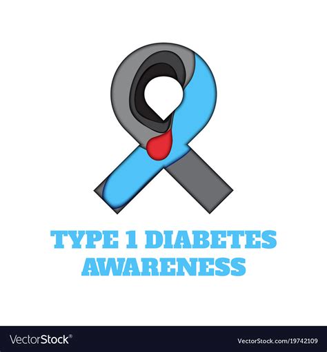 Type 1 Diabetes Awareness Ribbon - DiabetesWalls