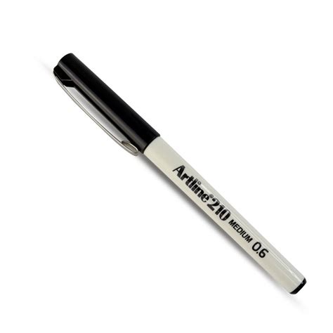 Artline 210 Medium Tip Marker 06mm Black