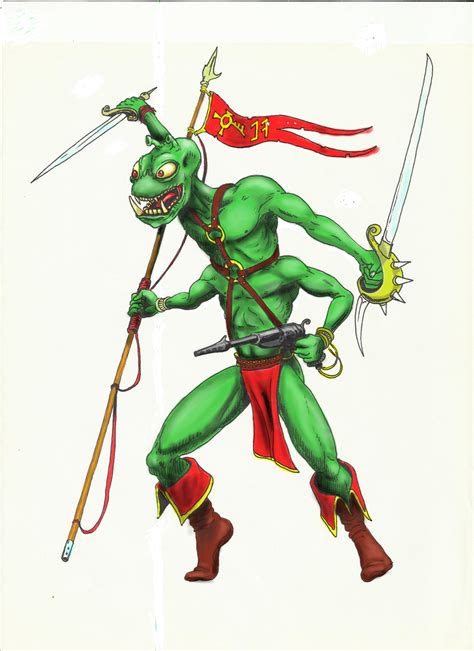 The Green Martian by qzbk on DeviantArt