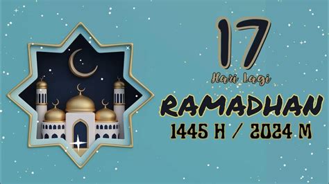 Hitung Mundur Ramadhan 2024 23 Februari 2024 Youtube