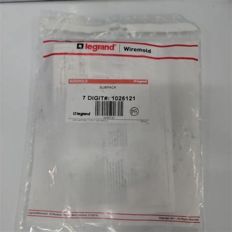 Legrand Wiremold 1024540 RFBA4R30 with Accessory Subpack 1025121 for ...
