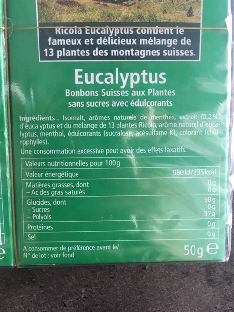 Ricola Eucalyptus