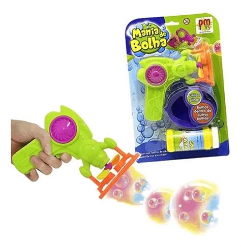 Pistola Lan Adora De Bolinha Bolha De Sab O Infantil Happy Mercadolivre