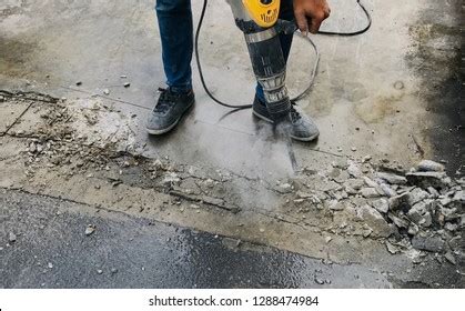 Ground Extraction Concrete Floor Drilling Stock Photo 1288474984 ...