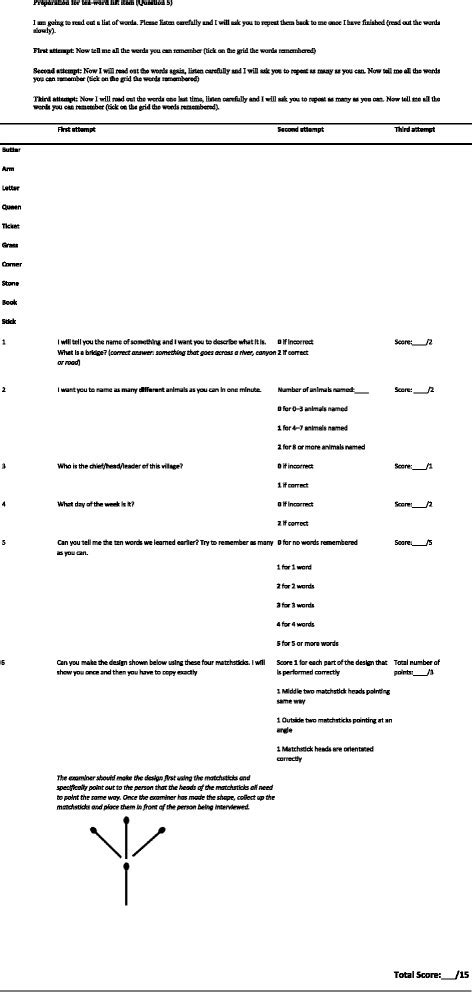 The Idea Cognitive Screen In English Download Scientific Diagram