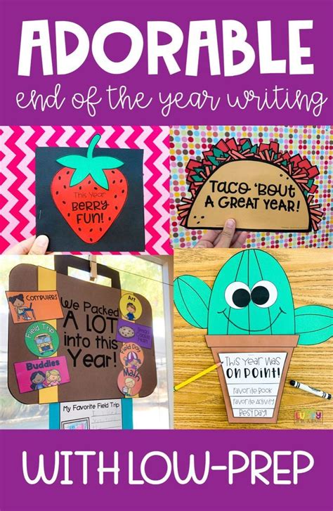 End Of The Year Writing Activities